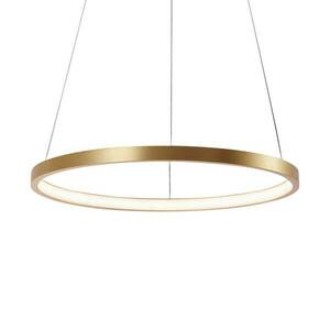 LED függő lámpa Circle, arany, Ø 39 cm kép