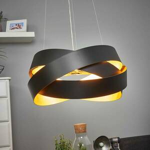 Pura függőlámpa, fekete/arany, 60cm, 8x G9 kép