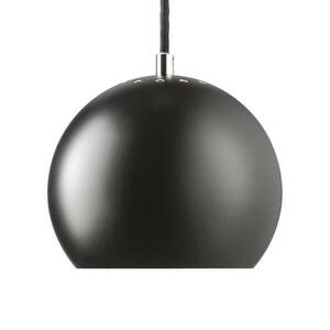 FRANDSEN függőlámpa Ball, matt fekete, Ø 18 cm kép
