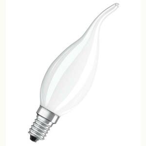OSRAM LED szélfújta lámpa E14 4W 827 dimm matt kép