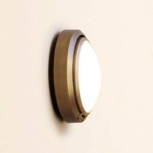Luceplan Metropoli fali lámpa bronz üveg 17 cm kép