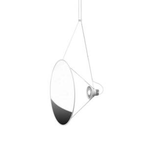 Luceplan Amisol LED függőlámpa Ø 75cm ezüst kép