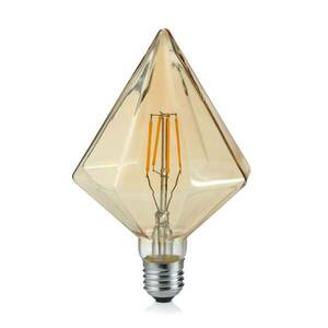 LED lámpa E27 4W 2 700K gyémánt borostyán kép