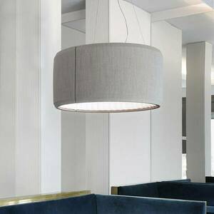 Luceplan Silenzio LED függőlámpa szürke Ø 90cm kép