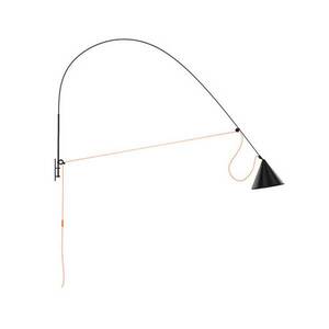 midgard AYNO wall XL fali lámpa fekete/narancs 930 kép