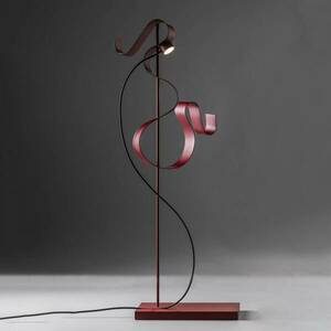 Knikerboker Curve LED asztali lámpa, piros kép