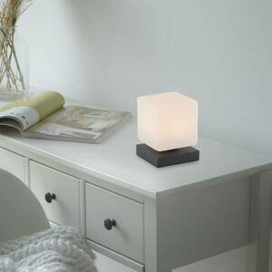 LED asztali lámpa Dadoa, dimmer antracit kép
