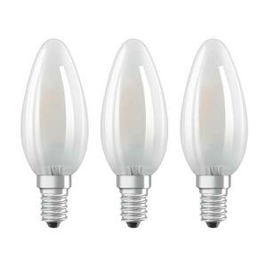 OSRAM LED gyertya E14 Classic B 4W 2700K matt 3db kép