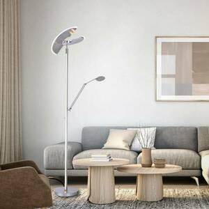 PURE Mutil LED állólámpa, olvasólámpa, ezüst kép