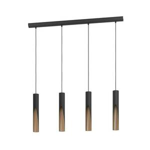 LED lógó lámpa Barbotto fekete/tölgy, 4 izzós kép