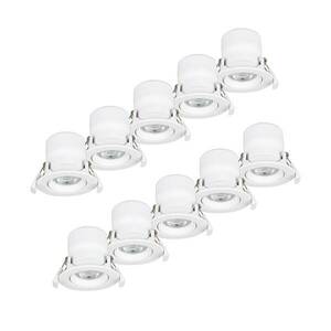 Prios LED süllyesztett lámpa Shima, fehér, 7W, 3000K, 10db, dimmelhető kép