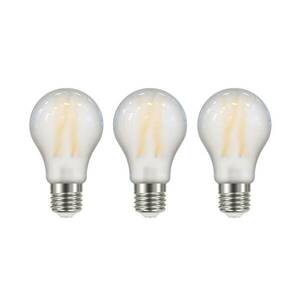 LED izzó matt E27 A60 5W 3000K 1060lm 3db 3db kép