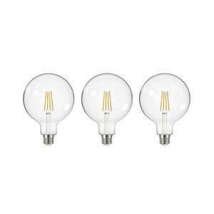 LED izzó izzószál átlátszó E27 G125 3, 8W 3000K 806lm 3er kép