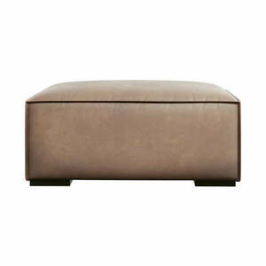 Világosbarna bőr lábtartó Madame – Windsor & Co Sofas kép