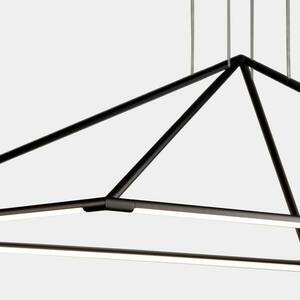 LEDS-C4 Tubs LED függő lámpa matt-fekete 90x60 cm kép