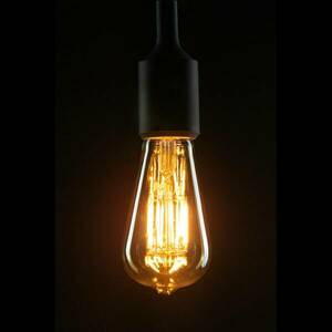 SEGULA LED E27 ST64 5W 2200K arany/ezüst dim. kép