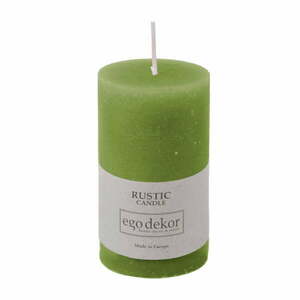 Rust zöld gyertya, égési idő 38 óra - Rustic candles by Ego dekor kép