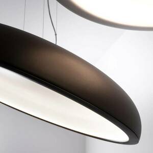 Stilnovo Reflexio LED-es függőlámpa, Ø46cm, fekete kép