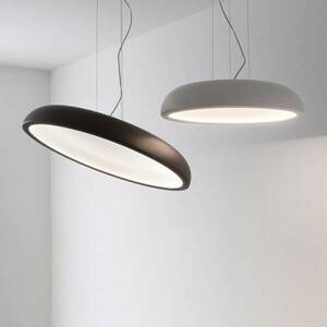 Stilnovo Reflexio LED-es függőlámpa, Ø65cm, fekete kép