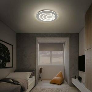 LEDVANCE Orbis spirál ovális LED mennyezeti lámpa 36x30cm kép
