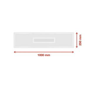 LED panel középső hátlap CCT RGB 100x25cm fehér kép