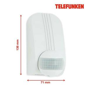 Mozgásérzékelő Funchal, max. 1 000 W LED, fehér kép