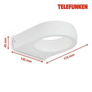 Telefunken Puka LED külső fali világítás, fehér kép
