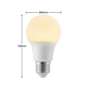 LED izzó E27 A60 8 W 3000 K opál, 10-es készlet kép
