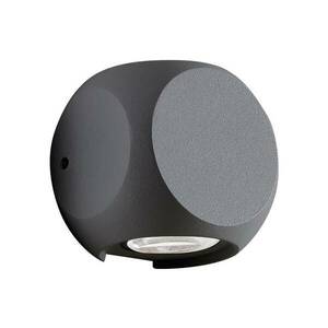 LED külső fali világítás Ballito, fel/le, szürke kép