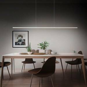 Quitani Margita LED-es függőlámpa, 148 cm hosszú, ezüst színű kép