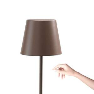 Zafferano Poldina XXL akkus álló lámpa IP54 corten kép