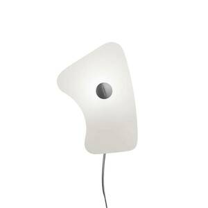 Foscarini Bit 5 falilámpa üvegből, fehér kép