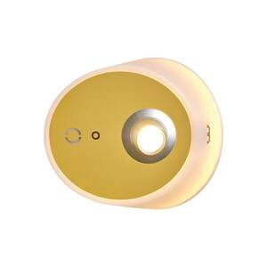 LED fali világítás Zoom, spot, USB-kimenet, mustár kép