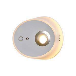 LED fali világítás Zoom, spot, USB-kimenet, szürke kép