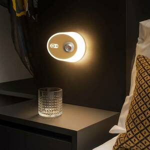 LED fali világítás Zoom, spot, USB-kimenet, arany kép