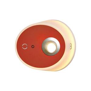 LED fali lámpa zoom, spot, USB-kimenet, terrakotta kép