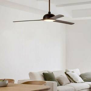 Beacon mennyezeti ventilátor világítással Unione, bronz/koa, csendes kép