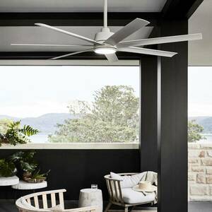 Beacon mennyezeti ventilátor világítással Atlanta fehér 142 cm csendes kép