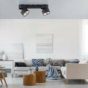 PURE Nola LED mennyezeti világítás 2 izzós fekete kép