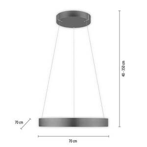 PURE E-Clipse LED lógó világítás, CCT, szürke kép