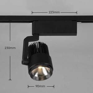 LED spotlámpa Radiator DUOline, CCT, matt fekete kép