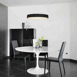 LED lógó világítás Ringlede, Ø 48 cm, fekete kép