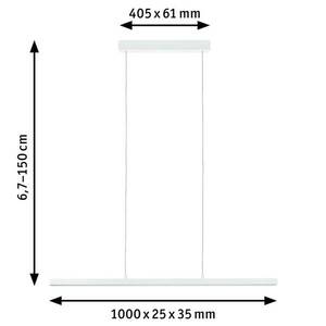Paulmann Lento LED függő ZigBee CCT dimm fehér kép