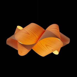 LZF Swirl inga, kábel fekete Ø 54 cm natúr bükk kép