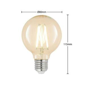LED E27 8W G80 2 700 K filament dimm átlátszó 3-as kép