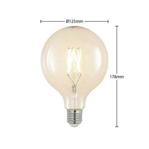 LED filament E27 6 W 2700 K G125 gömb átlátszó 3 kép