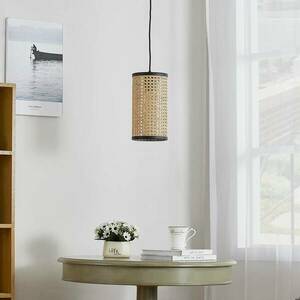 Lindby Yaelle lógó világítás fém rattan Ø 15 cm kép