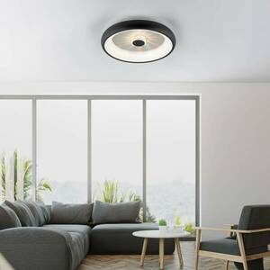 Vertigo LED mennyezeti lámpa, CCT, Ø 46, 5 cm, fekete kép