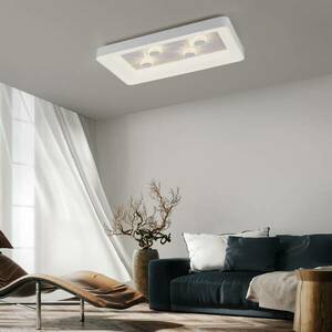 LED mennyezeti lámpa Vertigo, CCT, 90x60cm, fehér kép