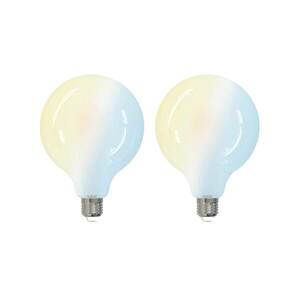 LUUMR Intelligens LED izzó 2db E27 G125 7W CCT matt Tuya kép